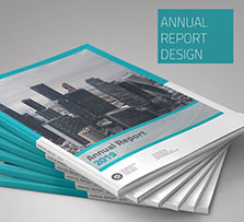 indesign模板－企业年度报告手册设计(24页/2种规格/EPS图标文件)：Annual Report Des